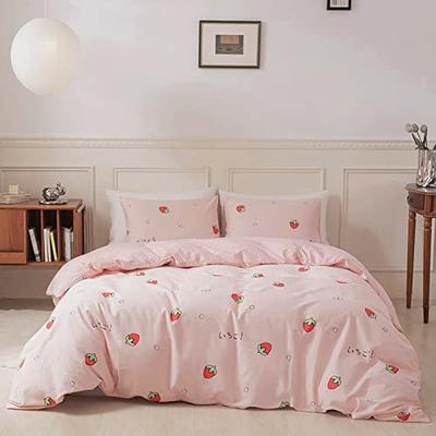 Bedbay Pink Queen Duvet Cover Pink Bedding Set for Teen Girls Aesthetic  Bedding Set Ball Pom Fringe …See more Bedbay Pink Queen Duvet Cover Pink