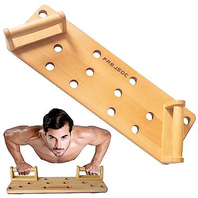 FREJSQC solid wooden Push Up Stands 10 in 1,Push Up Board,Portable Gym  Accessories, Strength Training Equipment, Original Patent design – Home Workout  Equipment，for men and Women（Beech wood-1） - Yahoo Shopping