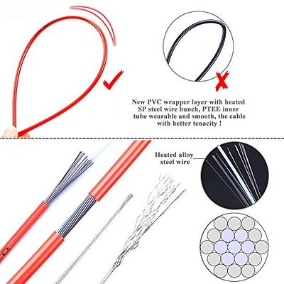 MTB Road Bicycle Shift Line Brake Cable Sets Universal Housing Kit Smooth