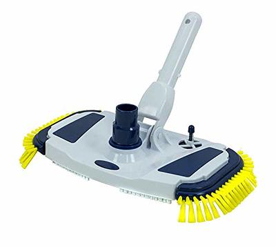 Clear Huku Pool Corner & Step Cleaning Brush - 180° Swivel Head with Curved  Bristles - Perfect for Hard-to-Reach Spots in Swimming Pools, Spas & Hot