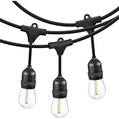 Luminar 24 Ft. 12 Bulb Outdoor LED String Lights