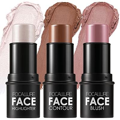 FOCALLURE 3 Pcs Cream Contour Sticks,Shades with Highlighter & Bronzer &  Blush,Non-greasy and Waterproof Contouring Pen,Easy to Sculpt the Face and  Create a Lightweight Finishing Makeup,UNIVERSAl - Yahoo Shopping