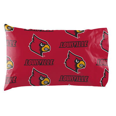 NCAA University of Louisville Cardinals Sherpa Fleece Blanket 001