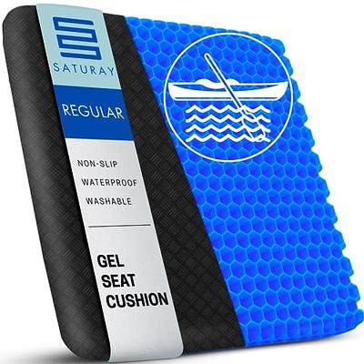 SATURAY Waterproof Gel Kayak Seat Cushion - Use As Canoe, Stadium