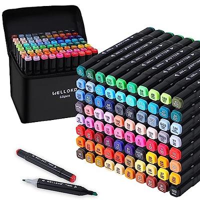  YHC 120 Colors Alcohol Markers for Artists, Free APP