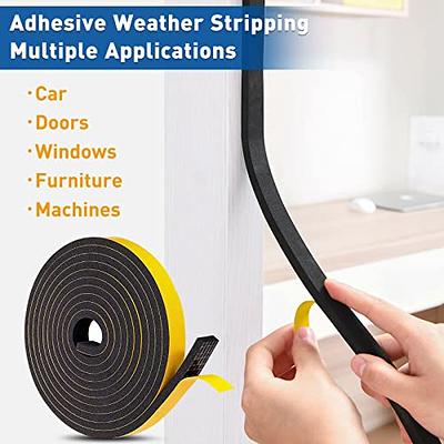 80IN Self Adhesive Window Gap Sealing Strip, Windproof Soundproof