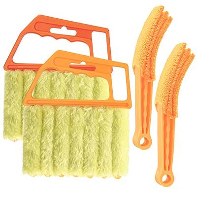 Window Blind Cleaner Duster Brush Kit 2 Pack Brush - Blind Cleaner Tools  For Window Blinds Air Conditioner Jalousie Dust