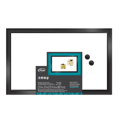 23 x 32 Black Framed Magnetic Wet Erase Board by B2C®