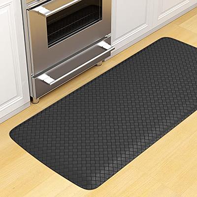 StepRite Kitchen Mats, 2PCS Kitchen Rugs, Cushioned Anti Fatigue Kitchen  Mats for Floor, Non-Slip Standing Desk Mat, Waterproof Kitchen Rug Set for