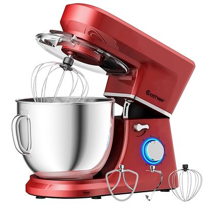 VEVOR Stand Mixer, 660W Electric Dough Mixer with 6 Speeds LCD Screen  Timing, Tilt-Head Food