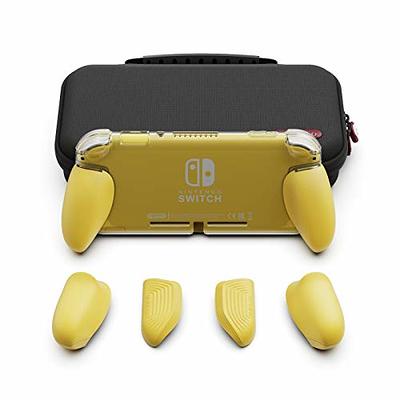  Skull & Co. NeoGrip: an Ergonomic Grip Hard Shell with  Replaceable Grips [to fit All Hands Sizes] for Nintendo Switch OLED and  Regular Model [No Carrying Case] - White : Clothing