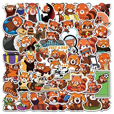 50Pcs Cat Stickers Pack Cute Cool Kawaii Funny for Cat Lovers Teens Kids  Water Bottle Cars Adults Laptop