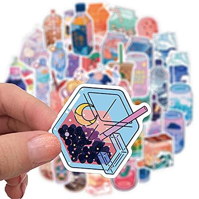 50 Pcs Stickers, Kawaii Aesthetic Sticker Set, Cute Graffiti Waterproof  Vinyl Stickers For Cell Phone, Laptop, Water Bottle, Suitcase, Skateboard