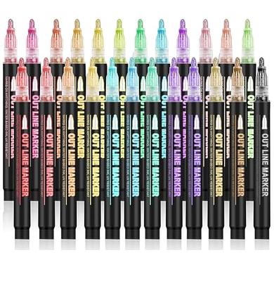 Mr. Pen- Metallic Paint Markers,10 Colors, Metallic Markers for