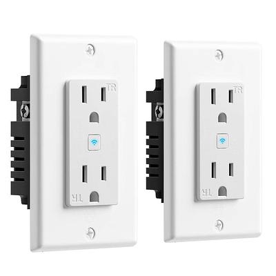 Etekcity 2 Pack Voltson Wi-Fi Smart Plug Mini Outlet with Energy  Monitoring, Works with  Alexa Echo and Google Assistant, No Hub  Required, ETL