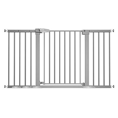 Babelio 29-48 Wide All-Steel Baby Gate – Easy Walk-Through, No-Drill  Setup, Auto-Close, for Children and Pets