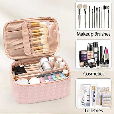 Large Capacity Travel Cosmetic Bag, Hand-held Cosmetic Pouch Toiletry  Travel Organizer for Women, Cosmetics, Make Up Tools, Toiletries 