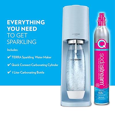  SodaStream Art Sparkling Water Maker (Black) with CO2 and Two  Carbonating Bottles