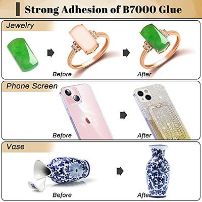 B7000 Glue Clear Adhesive, Jewelry Bead B-7000 Glue Semi Fluid Adhesive  Glue High Viscosity with Precise Tips for Rhinestones Fabric, Glass,  Jewelry Making, DIY Art Crafts, Leather, Toys (2x25ML) - Yahoo Shopping