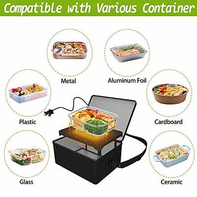 Portable Oven Car Food Warmer 12V,24V,110V Mini Personal Microwave Heated  Lunch