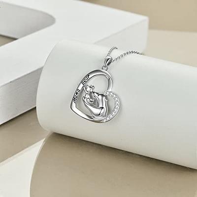 LOUISA SECRET Birthstone Heart Necklaces for Women, 18k Gold Plated and 925  Sterling Silver Infinity Forever Love Pendant Necklaces, Birthday  Anniversary Jewelry Gift for Her Mama Wife Mom - Yahoo Shopping