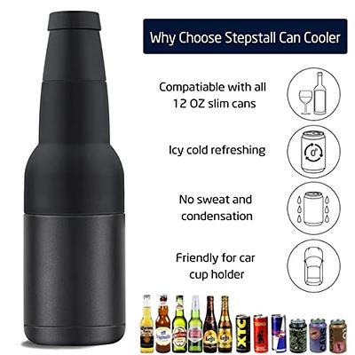 Stainless Steel Beer Bottle Can Koozie BPA Free Double Insulated Holder  Opener