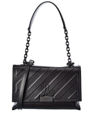 Off-White Binder Leather Shoulder Bag