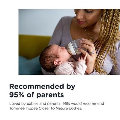 Tommee Tippee Closer to Nature Soft Feel Silicone Baby Bottles, Breast-Like  Nipples, Anti Colic, Stain and Odor Resistant, 9oz, 2 Count