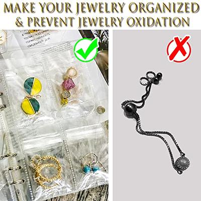 LingLingo Earring Organizer Case Travel Jewelry Organizer Transparent Jewelry  Storage Book for Necklace Bracelet Ring Holder with Small Clear Zippered  Pouch - Yahoo Shopping