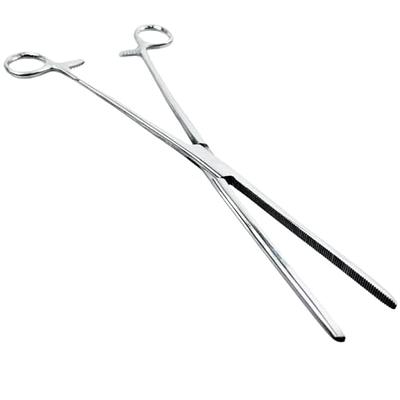 ADROIT 12 Straight Tip Extra Long Hemostat Forceps, Stainless Steel  Design, Extra Long With Small Teeth On Jaws, Locking Mechanism Built In