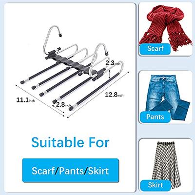 Space Saving Pants Hangers Non slip Clothes Organizer 5/9 - Temu