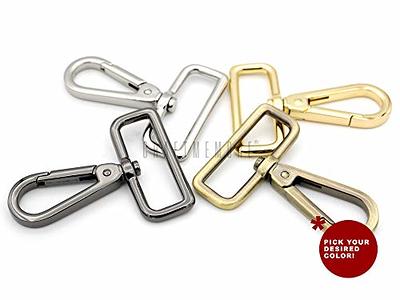  CRAFTMEMORE 2pcs Detachable Snap Hook Swivel Clasp w