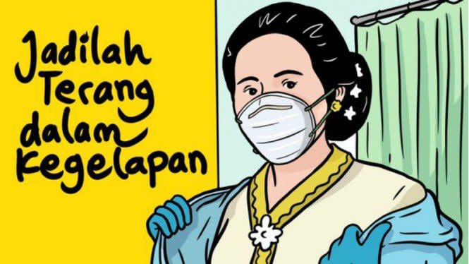 Gambar  Unik Ramaikan Ucapan Selamat Hari Kartini  di Twitter