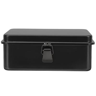 DOITOOL Metal Tool Box Tool Storage Case Organizer Metal Tool