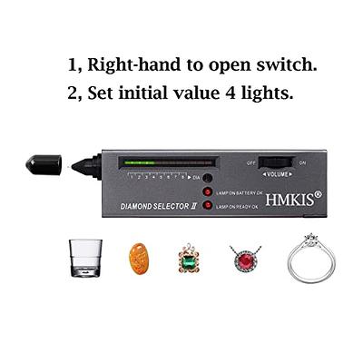 HMKIS Diamond Tester Pen, High Accuracy Jewelry Diamond Tester＋