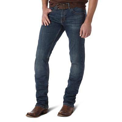 Wrangler Men's Slim Fit Low-Rise 20X No. 44 Straight Leg Jeans