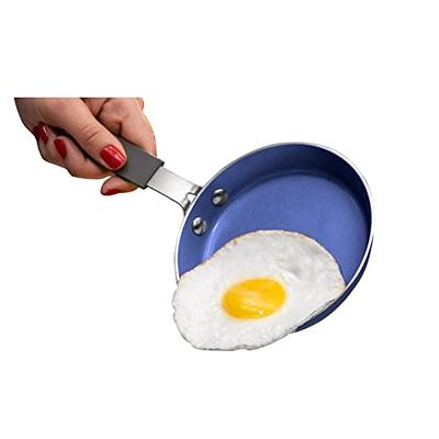 Nonstick Frying Pan with Lid for Cooking, Clatine Omelette Pan