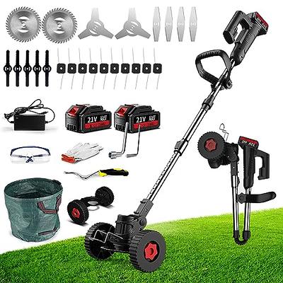Cordless Weed Eater String Trimmer,3-in-1 Lightweight Push Lawn