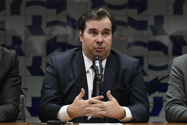 ***ARQUIVO***BRASÍLIA, DF, 12.06.2019: Rodrigo Maia, presidente da Câmara dos Deputados, durante sessão para tratar da Reforma da Previdência, em Brasília. (Foto: Mateus Bonomi/Agif/Folhapress)