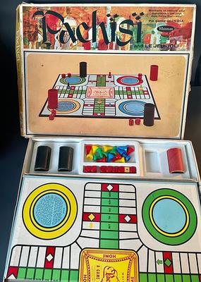 Personalized Wooden Parcheesi Board Game With Pictures - 4 Players