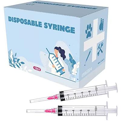 50 Pack 1ml Plastic Syringes, Luer Lock Syringe Without Needle,  Individually Sealed Wrap, Use for Scientific Lab, Measurement and  Dispensing : : Industrial & Scientific