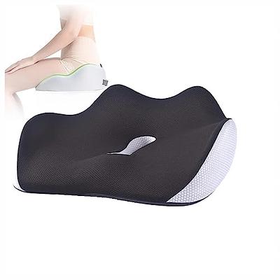 Vedozo Gel Seat Cushion for Office Chairs, Car Seat Cushion for Long  Sitting, Wheelchair Pads for Tailbone Pressure Relief Butt & Back Pain