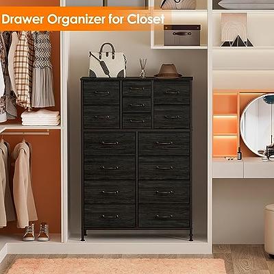 Furnulem Tall Dresser for Bedroom with 15 Fabric Drawers, Large