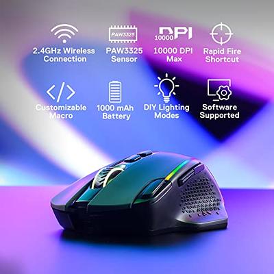 HP Wired RGB Gaming Mouse High Performance Mouse with Optical Sensor, 3  Buttons, 7 Color LED for Computer Notebook Laptop Office PC Home 