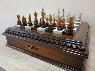 Large Chess Set - Personalized Luxury Custom Gift For Husband Wooden Board  Metal Figures Birthday Him - Yahoo Shopping