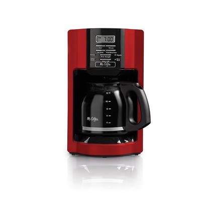 Kitchen Selectives Coffee Maker and Toaster Bundle in Red and Black