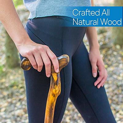  Brazos Handcrafted Wood Walking Cane, Twisted Cocobolo