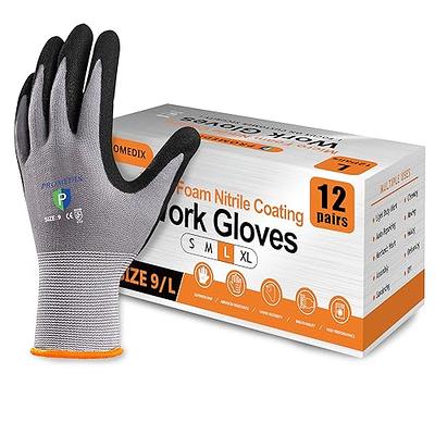 PROMEDIX P Work Gloves MicroFoam Nitrile Coated,Safety Work Gloves Men  3/12/36-pairs,EN388-4131,Nylon&Spandex Work Gloves - Yahoo Shopping