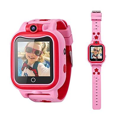  Kids Smart Watch Gift for Girls Age 5-12, 26 Games HD Touch  Screen Watches with Video Camera Music Player Pedometer Flashlight 12/24 hr  Educational Toys Birthday Gifts for Girls Ages 7