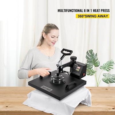 Mophorn Heat Press Machine 15 x 15 inch, 6 in 1 Digital